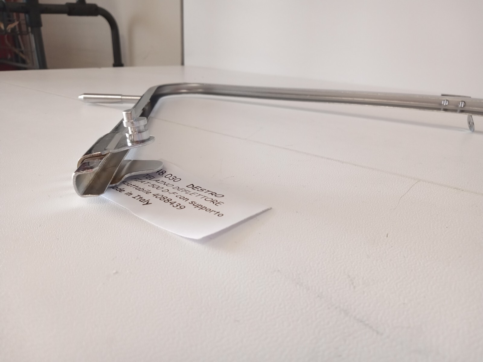 COPPIA TELAIO DEFLETTORE CON SUPPORTO FIAT 500 EPOCA F/L/R/D - Miniatura 8