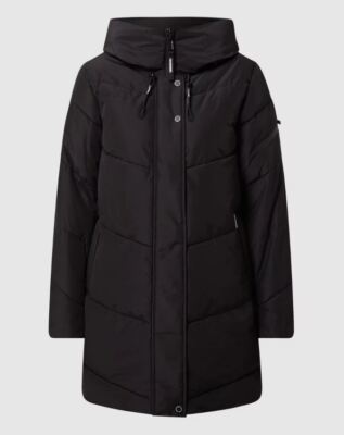 KHUJO Damen Jacke Steppmantel Winterjacke Parka Jordis schwarz