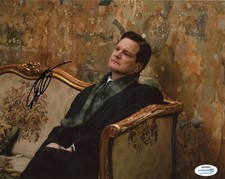 Colin Firth Kings Speech Autographed Signed 8x10 Photo ACOA