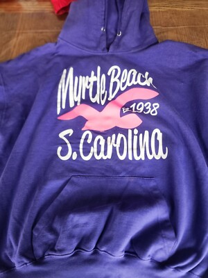 Sweat à Capuche Tsunami Surf Shop Myrtle Beach - Gris, Taille L Homme - Excellent état