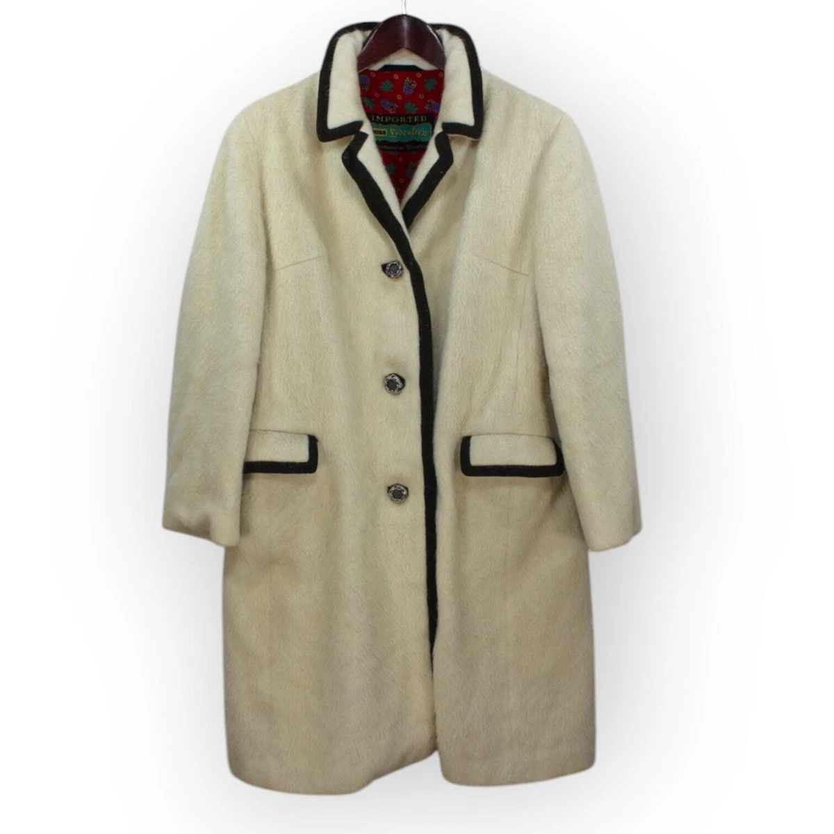 Ivory 100% Wool 1970s Vintage Coats, Jackets & Vests for Women for