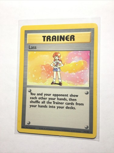 LASS - 75/102 - Base Set - Pokemon Card - MP