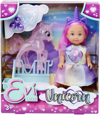 Simba Puppe Evi Love mit Unicorn Einhorn 105733728