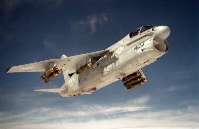 US NAVY USN A-7E Corsair aircraft Mark 82 500-pound bombs 12X18 Photograph