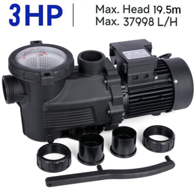3.0 HP Super Pump For In-Ground Above Ground Pool Pump and Filter