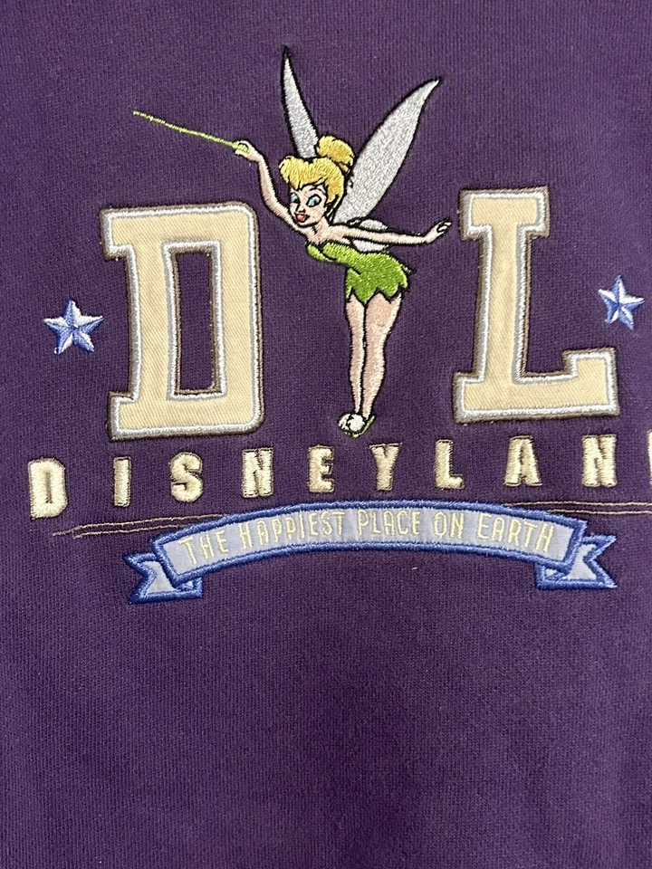 Disney Land Resort Campanilla Sudadera con Capucha Niñas Pequeña 6x Pullover Púrpura Foto 2 de 4