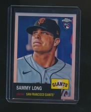 SAMMY LONG 2022 TOPPS CHROME PLATINUM ROSE GOLD REFRACTOR RC PARALLEL 51/75