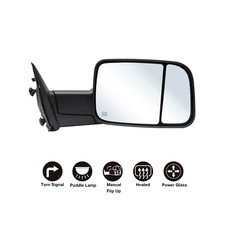 Tow Mirror For 2012 2013 Dodge Ram 1500 2500 3500 Power Heated Signal Right Side