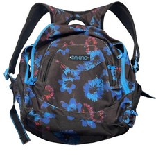 Dakine Backpack BLUE Pink Tropical flowers Pr...