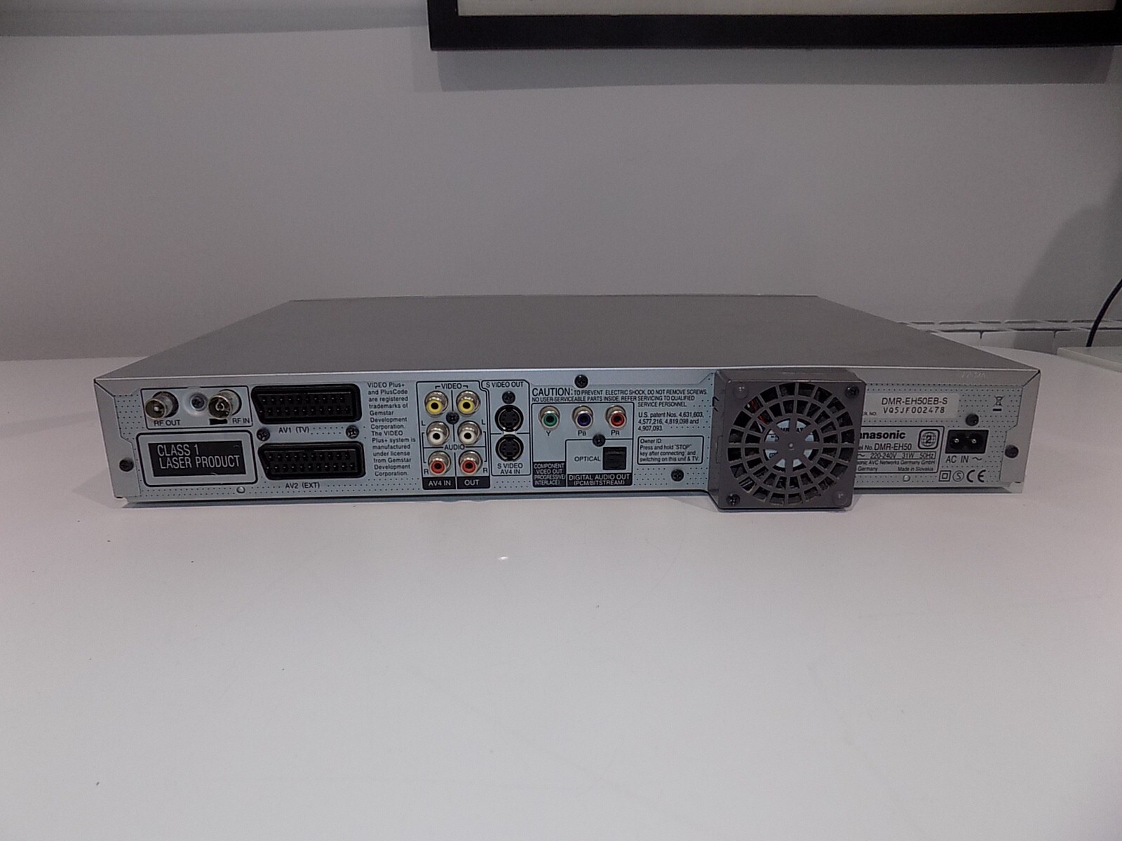 Panasonic DMREH50 DVD 80GB HDD Recorder Silver Genuine Tested Working