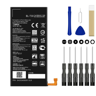 For LG X Charge US601 M322 SP320 M327 Replacement Battery BL-T30 Tool Adhesive