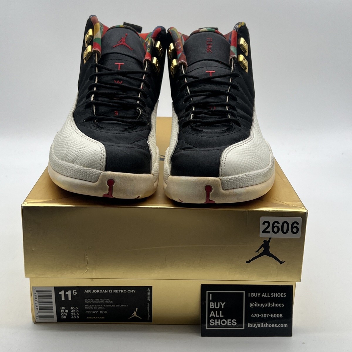 Size 11.5 - Air Jordan 12 Retro 2019 Chinese New Year (CI2977-006