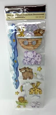 Michaels Recollections 14pc Noah's Arc Animals Dimensional Scrapbooking Stickers