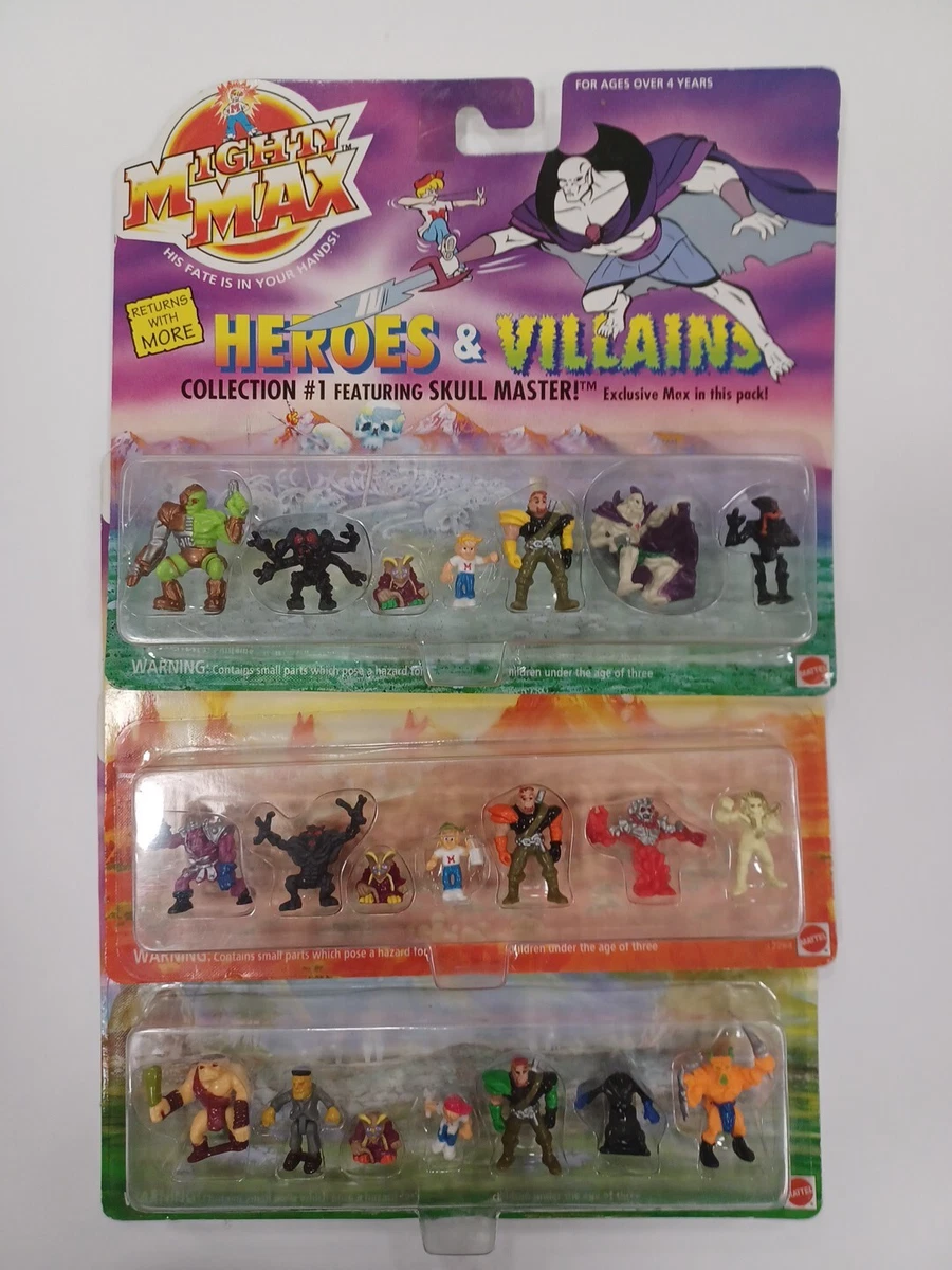 Mattel Max Mighty Max TV, Movie & Video Games Action Figures for
