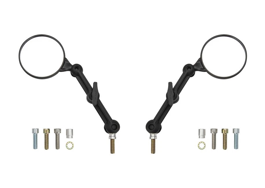 DoubleTake Mirror Dual Sport Pair Kit with 6" Arm - NEW DESIGN! - FOR ALL BIKES!