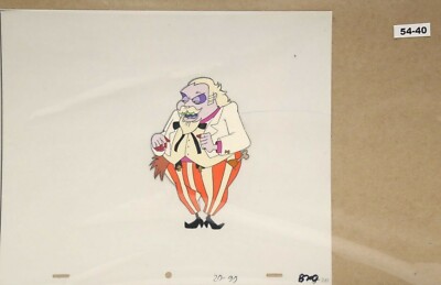 Beetlejuice Original Production Drawing And Cel 54-40 Used Cond.