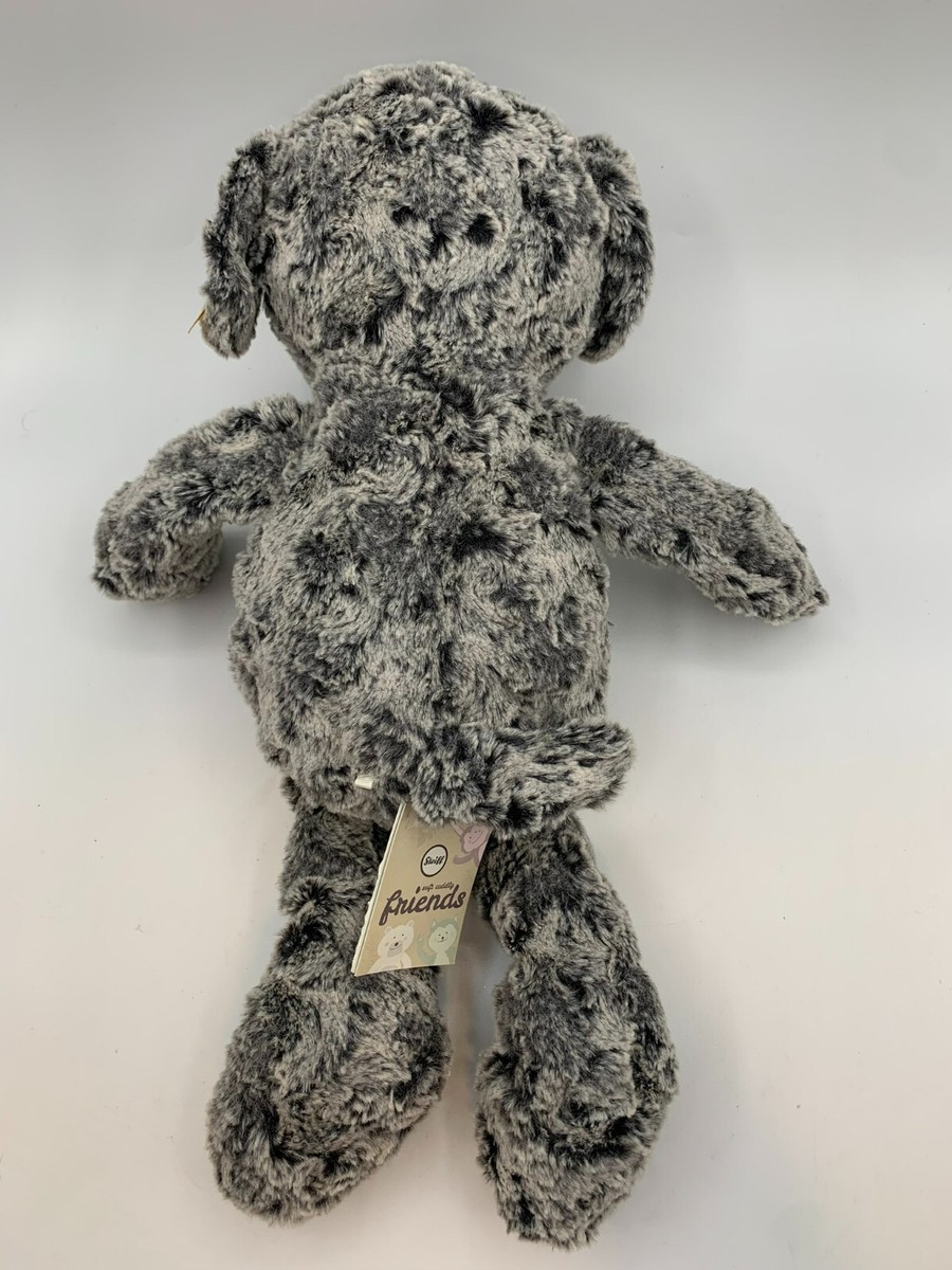 NEW Steiff Soft Cuddly Friends Stuffed Plush Gray Puppy Dog