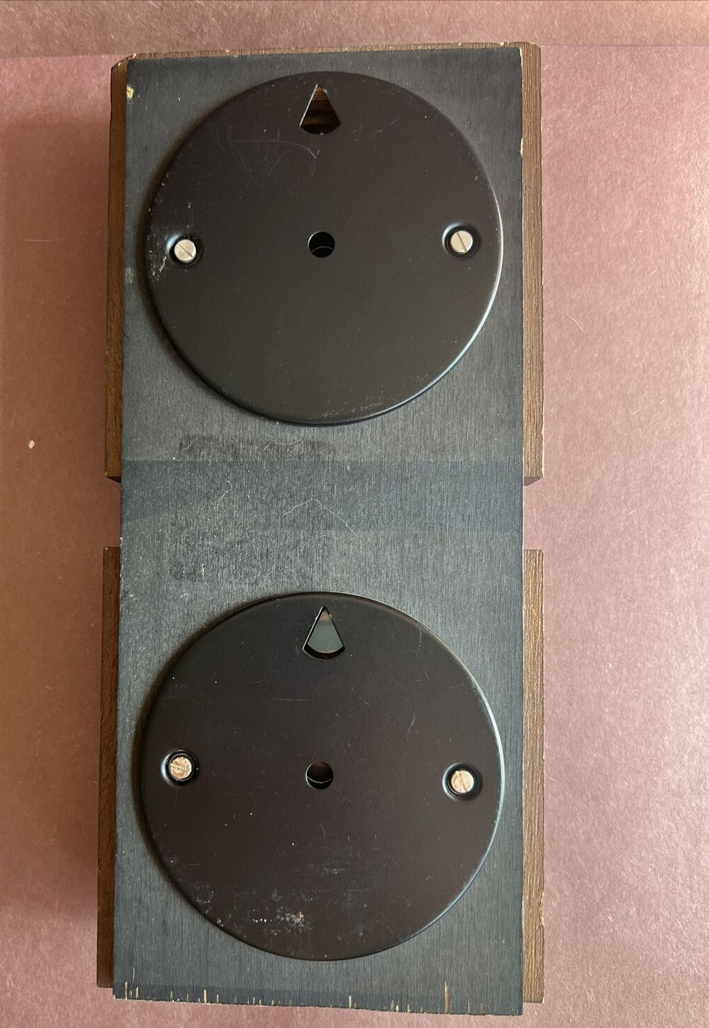 West Germany Weather Station Unique Dials Hygrometer and Thermometer