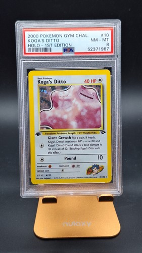 Pokemon - Gym Challenge - Ditto Holo- 2000 - EN - 1st First Edition - PSA 8