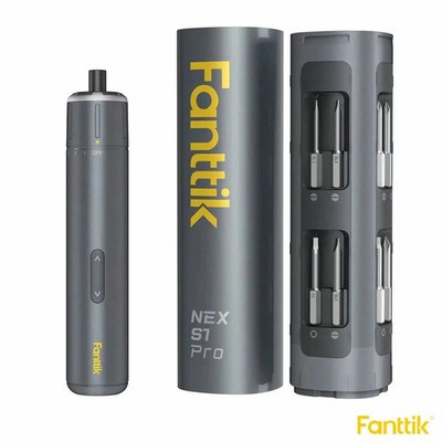 Fanttik S1 Pro Akku-Elektroschrauber 16-in-1 2000mAh USB-C LED Aluminium