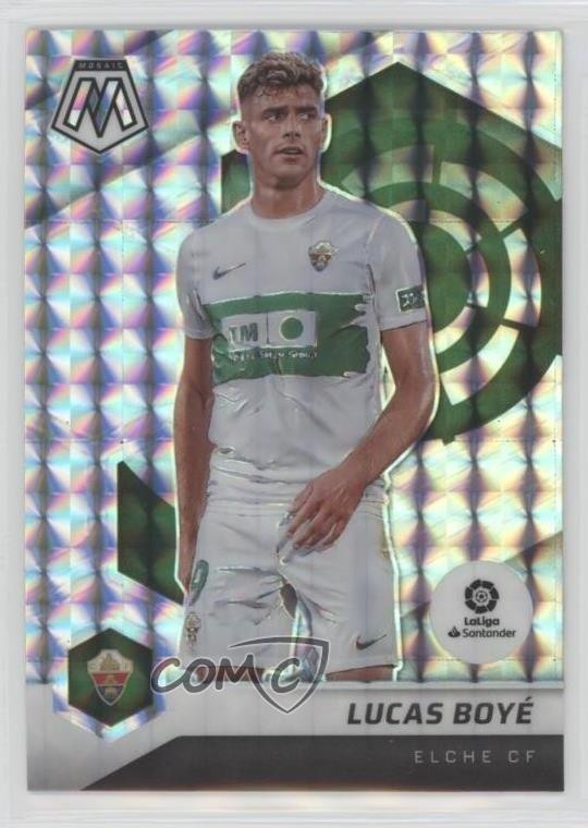 2021-22 Panini Mosaic La Liga Mosaic Prizm Lucas Boye #37 2u6