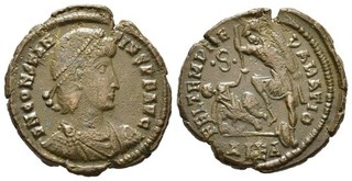 FITZ Rome Ägypten Constantius Centenionalis Alexandria 351 AD Münze µMAS1963
