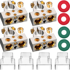 Battery Terminal Connectors, 0/2/4/6/8/10 AWG Battery Terminals, Heavy