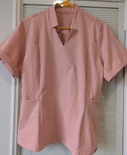 New Figs INALA SLIM TOP Scrub Large Women Technical Collection Light Pink