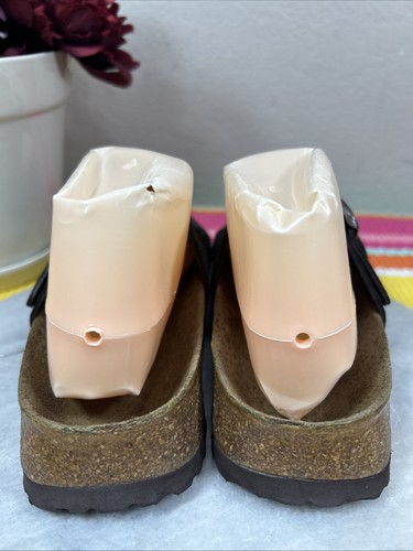 Sandalias Betula By Birkenstock Arizona Cuero Marrón Unisex EU 38 US L7 M5 - Imagen 4 de 13