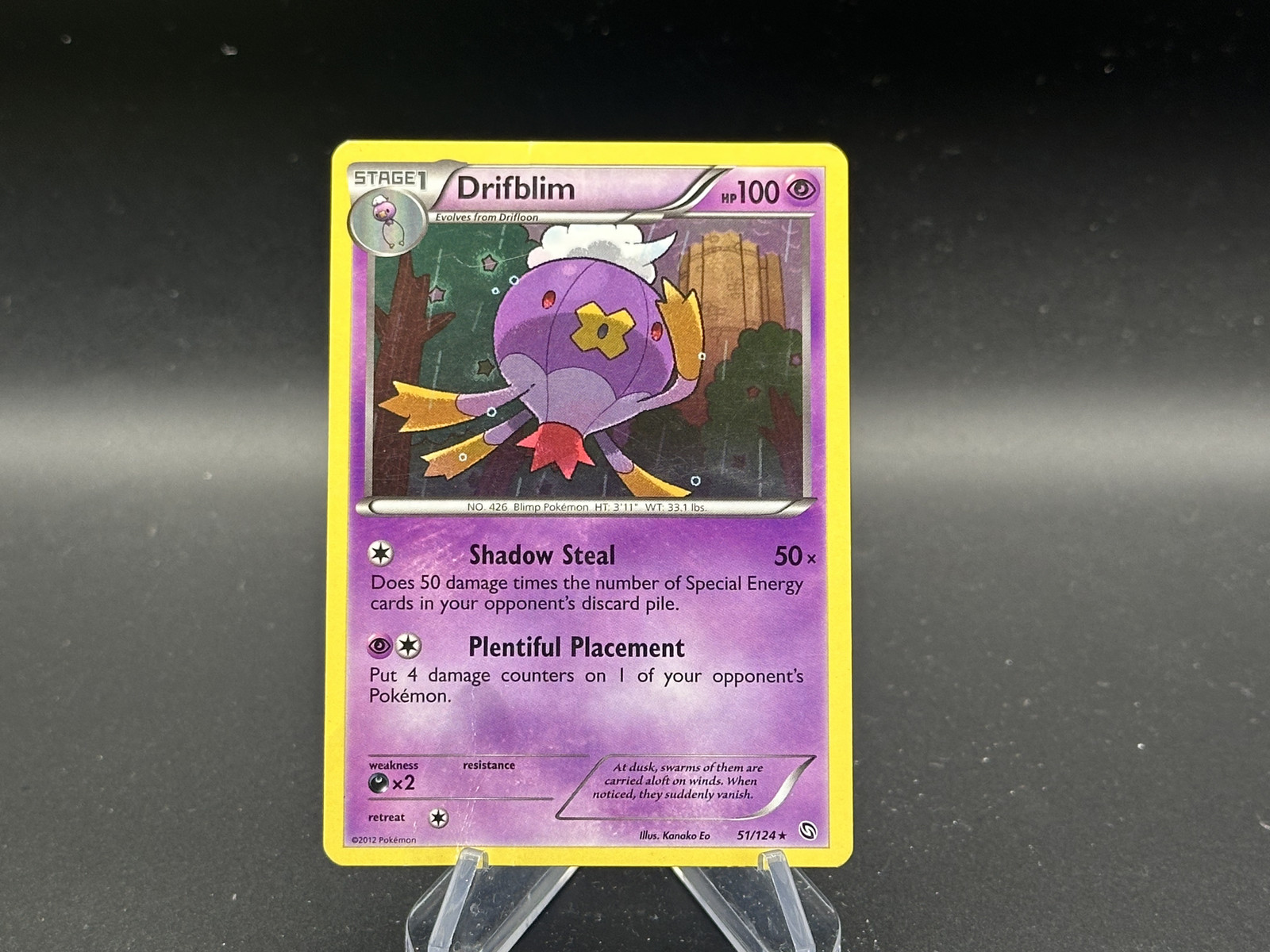 Drifblim - 51/124 Dragons Exalted - Pokémon TCG - 2012