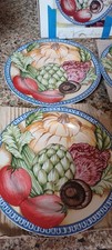 AMERICAN ATELIER AT HOME SET OF 4 BEAUTIFUL SALAD PLATES