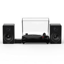 Fluance RT83 Vinyl Turntable, PA10 Preamp, Ai41 Powered 5" Bookshelf Speakers