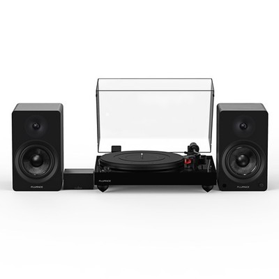 Fluance RT83 Vinyl Turntable, PA10 Preamp, Ai41 Powered 5'' Bookshelf Speakers