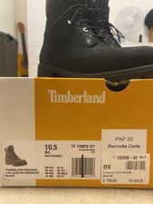 Timberland Premium 6 Inch Waterproof Boot Black Nuback UK