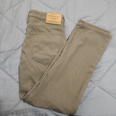 Weatherproof Vintage Pants Men's 30x30 Olive Green Regular Fit Stretch Chino