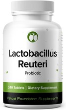 Lactobacillus Reuteri Probiotic Supplement 240 Tablets 3 Billion CFU Probiotics.