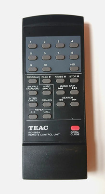 Original TEAC RC-585A Fernbedienung Remote Control geprüft/tested FB1218