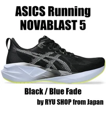 ASICS Running Shoes NOVABLAST 5 1011B974.003 Black / Blue Fade