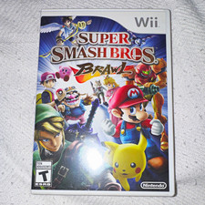 Nintendo Super Smash Bros. Brawl for Wii w/ Case Manual T 2008 NTSC-U/C