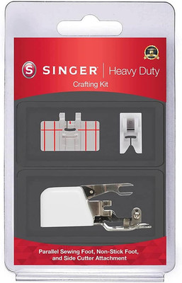 Heavy-Duty Crafting Presser Feet Kit | Includes Side Cutter, Parallel Sewing & N
