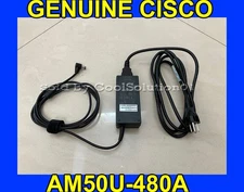 GENUINE CISCO 50W AC Adapter 48V 1.042A Power Supply for IP Phones AM50U-480A