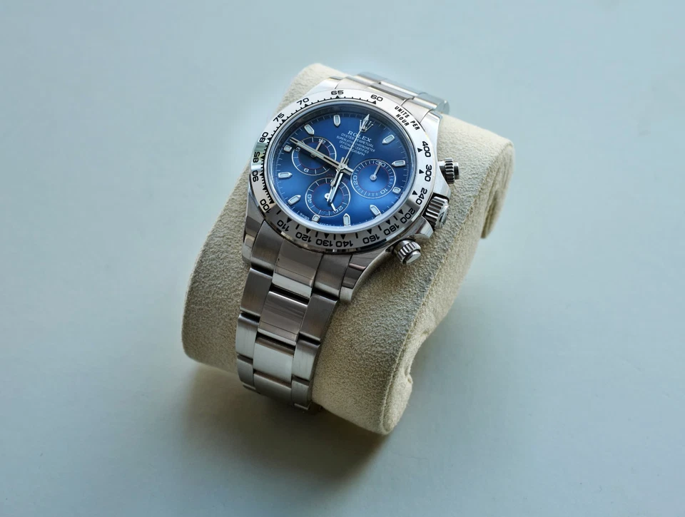 116509 Rolex Cosmograph Daytona Whitegold 2020 | Blue Dial | Full Set - Bild 2 von 4