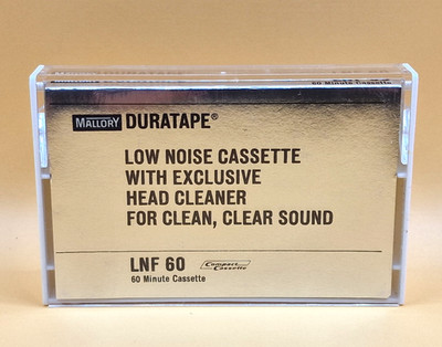 MALLORY DURATAPE LNF 60 USA Leere Audiokassette Band NEU