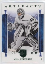 2022-23 Upper Deck Artifacts Emerald 45/99 Cal Petersen #52 a3q
