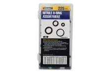 225pc Nitrile O Ring Assortment Set Oil Fuel Water Resistant Seals Kit