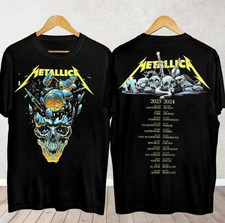 Metallica Band Metal Tour 2023 2024 M72 Tour Music Event T-Shirt
