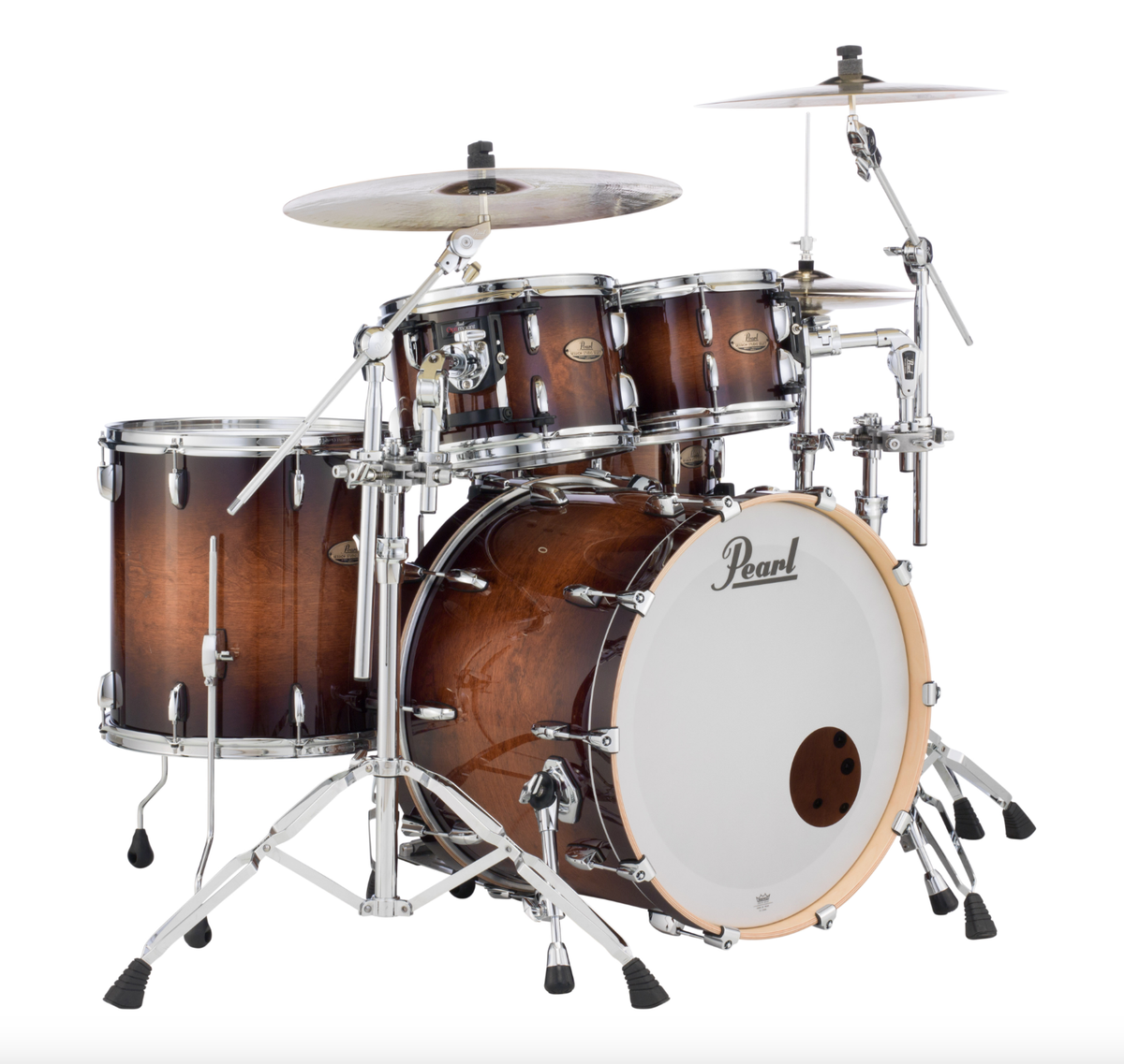 Pearl 木製パーカッション ダークブラウン Pearl Session Studio Select 4-piece Shell Pack - 22