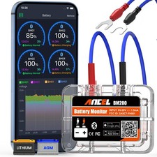 ANCEL BM200-US Car Battery Tester 12V 401.875 cubic centimeters, Orange