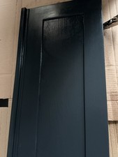 Hand painted Kitchen wall corner doors Stainless Bar  Black Sand Rust Oleum