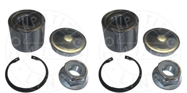 AIC 2X Radnabe Radlagersatz Hinten FüR Dacia Sandero II Logan MCV Renault Clio-image